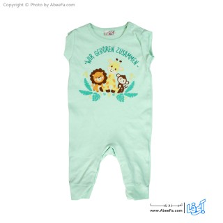 سرهمی نوزادی مدل Orsolino سبزآبی