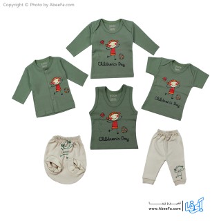 ست 6 تکه نوزادی مدل GKG