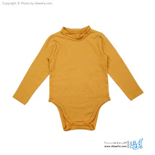 بادی آستین بلند نوزادی مادرکر مدل YEL