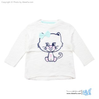 بلوز دخترانه ارگی مدل گربه ملوس