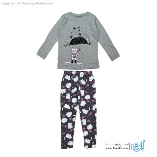 ست بلوز شلوار بچگانه نکست مدل گربه چکمه پوش