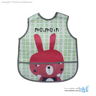 پیش بند کودک مدل خرگوش-صورتی