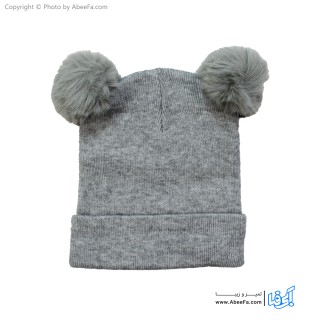 ست کلاه و شال گردن نوزادی مدل pom-15