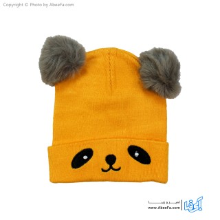 ست کلاه و شال گردن نوزادی مدل pom-bear