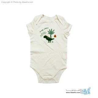 بادی آستین کوتاه نوزادی TAO مدل دایناسور