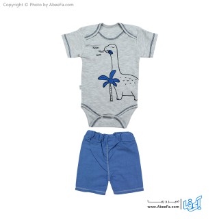 ست نوزادی ANSEL مدل 2 تکه دایناسور