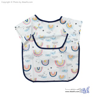 پیش بند نوزادی آستین کوتاه طرح DREAMS