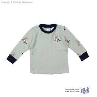 تی شرت آستین بلند بچگانه مدل RABBIT