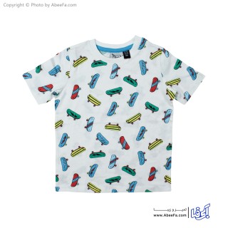 تی شرت آستین کوتاه بچگانه مدل skate board