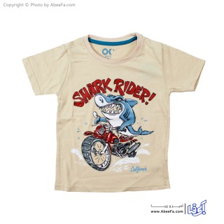 تی شرت آستین کوتاه بچگانه مدل SHARK