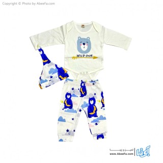 ست سه تکه نوزادی مدل  wild one