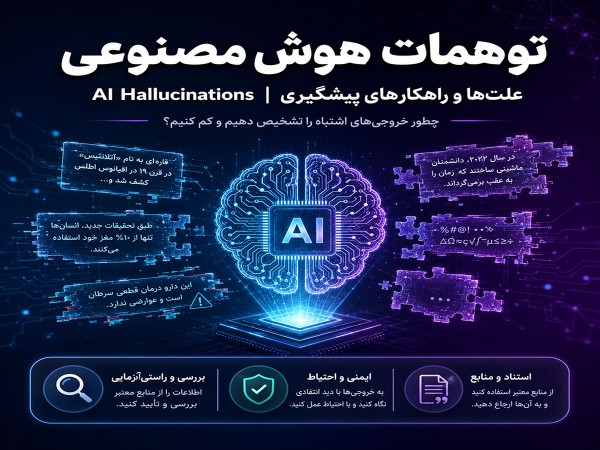 توهمات هوش مصنوعی (AI Hallucinations) | علت‌ها و راهکارهای پیشگیری