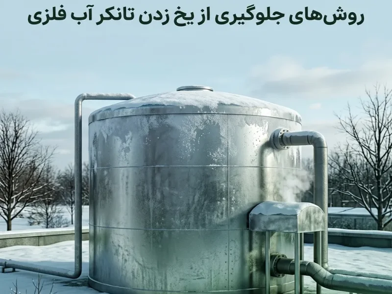 روشهای جلوگیری از یخ زدن تانکر آب فلزی