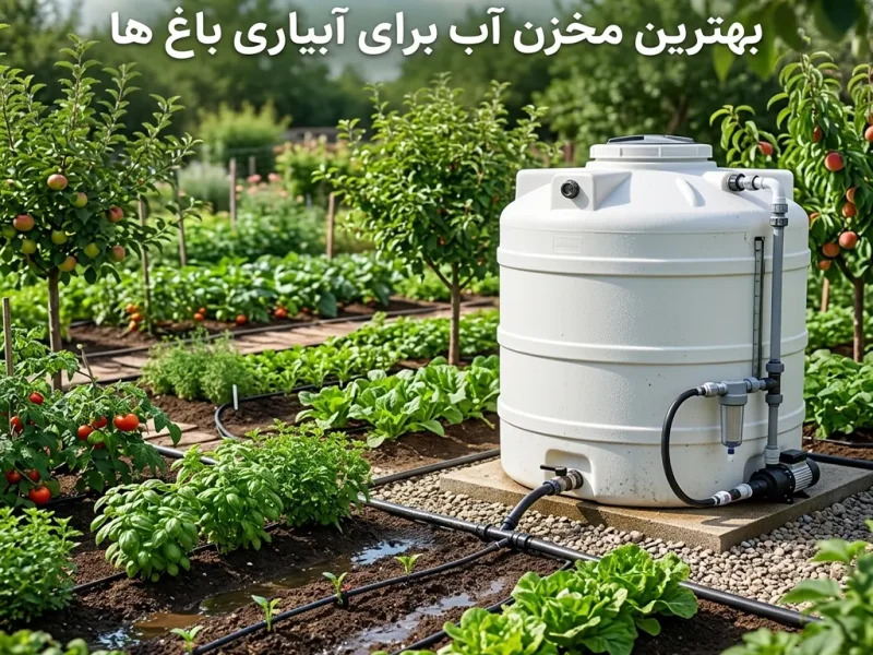 بهترین مخزن آب برای آبیاری باغ ها