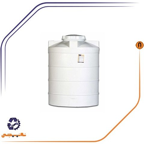 مخزن پلی اتیلن 4000 لیتری خزرمنبع عمودی سه لایه
