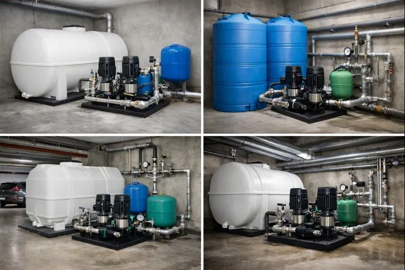 مخزن آب ساختمان