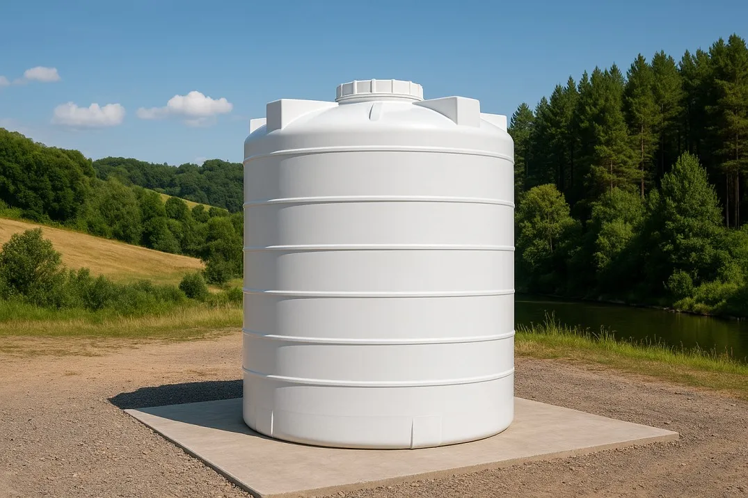 مخزن آب ۲۰۰۰۰ لیتری پلی اتیلن عمودی