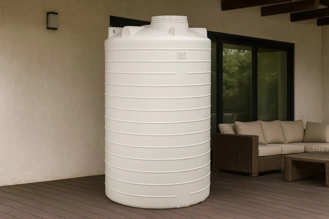 مخزن آب 10000 لیتری عمودی بلند سه لایه طبرستان