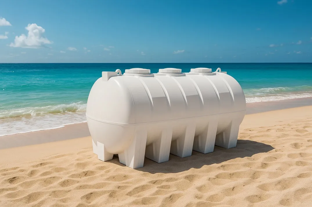 مخزن آب 10000 لیتری افقی سه لایه طبرستان