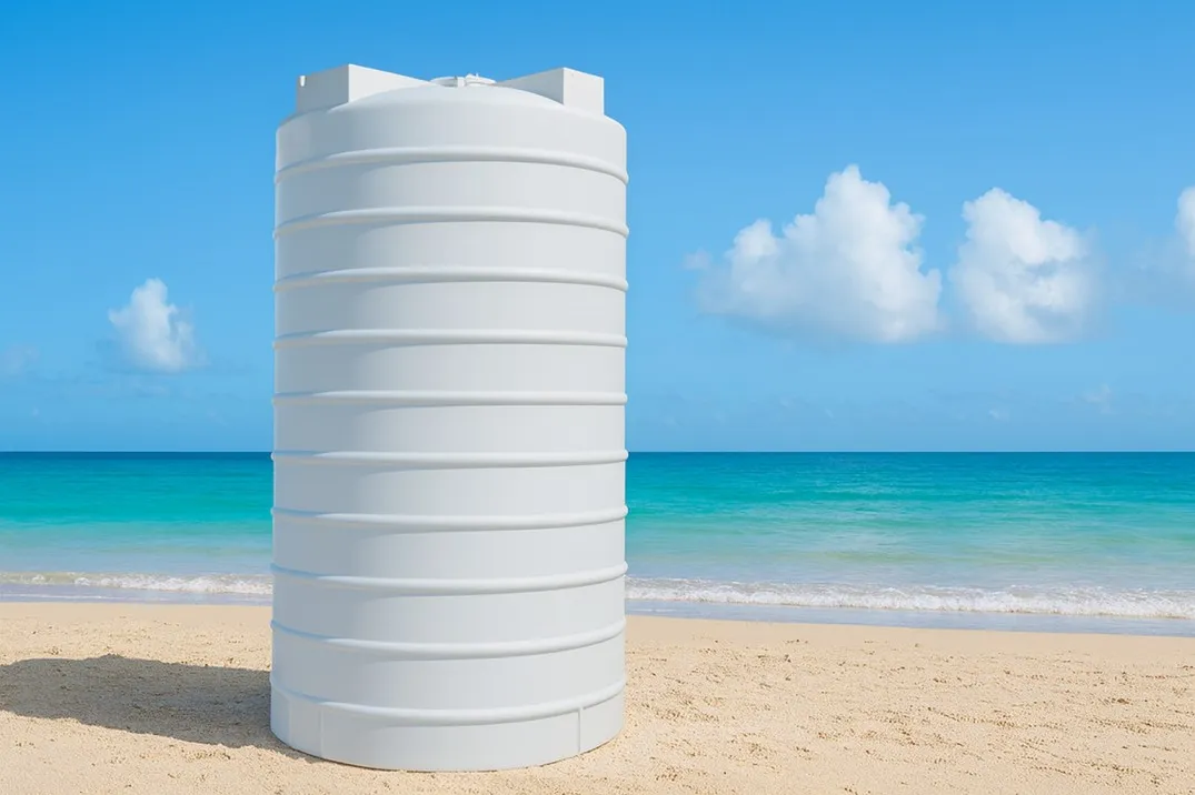 مخزن آب 6000 لیتری عمودی بلند سه لایه تهران پلیمر یارا