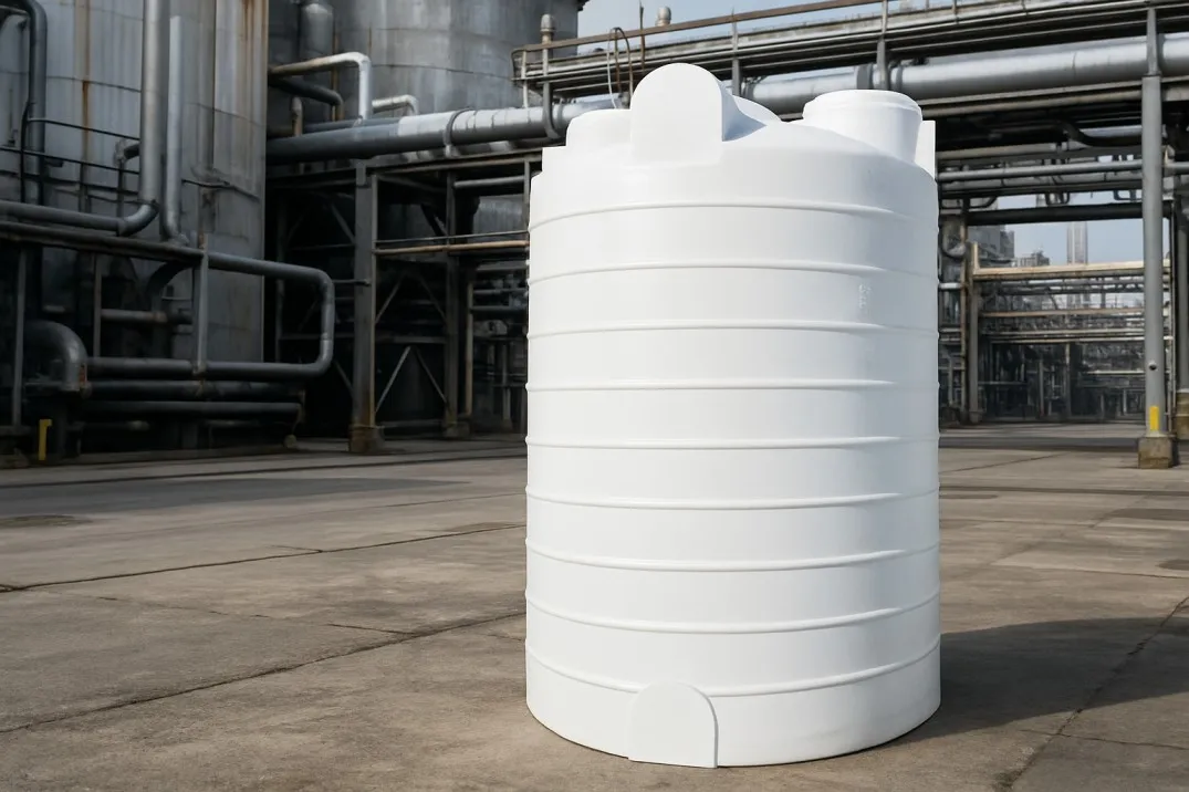 مخزن 8000 لیتری عمودی سه لایه آنتی باکتریال تهران پلیمر یارا