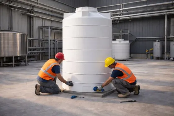 مخزن آب پلی اتیلن ۴۰۰۰ لیتری خزرمنبع عمودی سه لایه