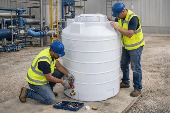 مخزن 5000 لیتری عمودی سه لایه رادمان پلاست