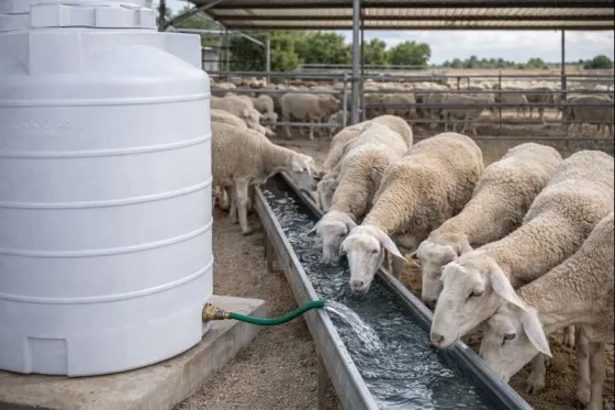 مخزن آب 5000 لیتری عمودی سه لایه رادمان پلاست