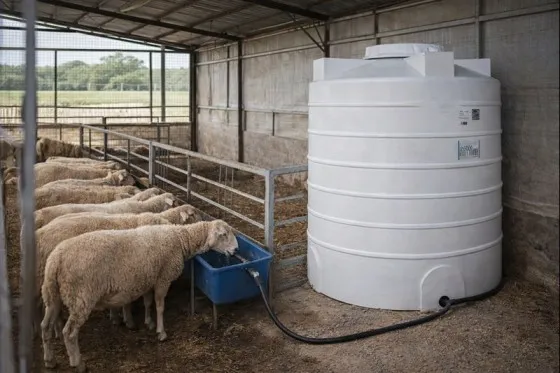 تانکر آب 4000 ليتري عمودي سه لايه ابریشم