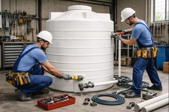 منبع 4000 لیتری عمودی سه لایه طبرستان