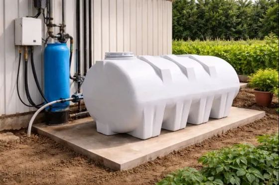 مخزن آب 4000 لیتری افقی سه لایه طبرستان