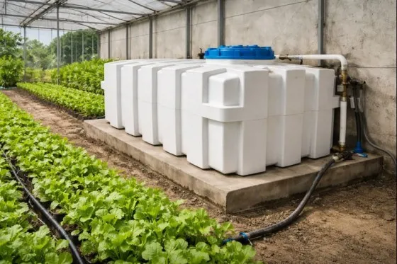 مخزن 2000 لیتری مکعبی افقی سه لایه طبرستان