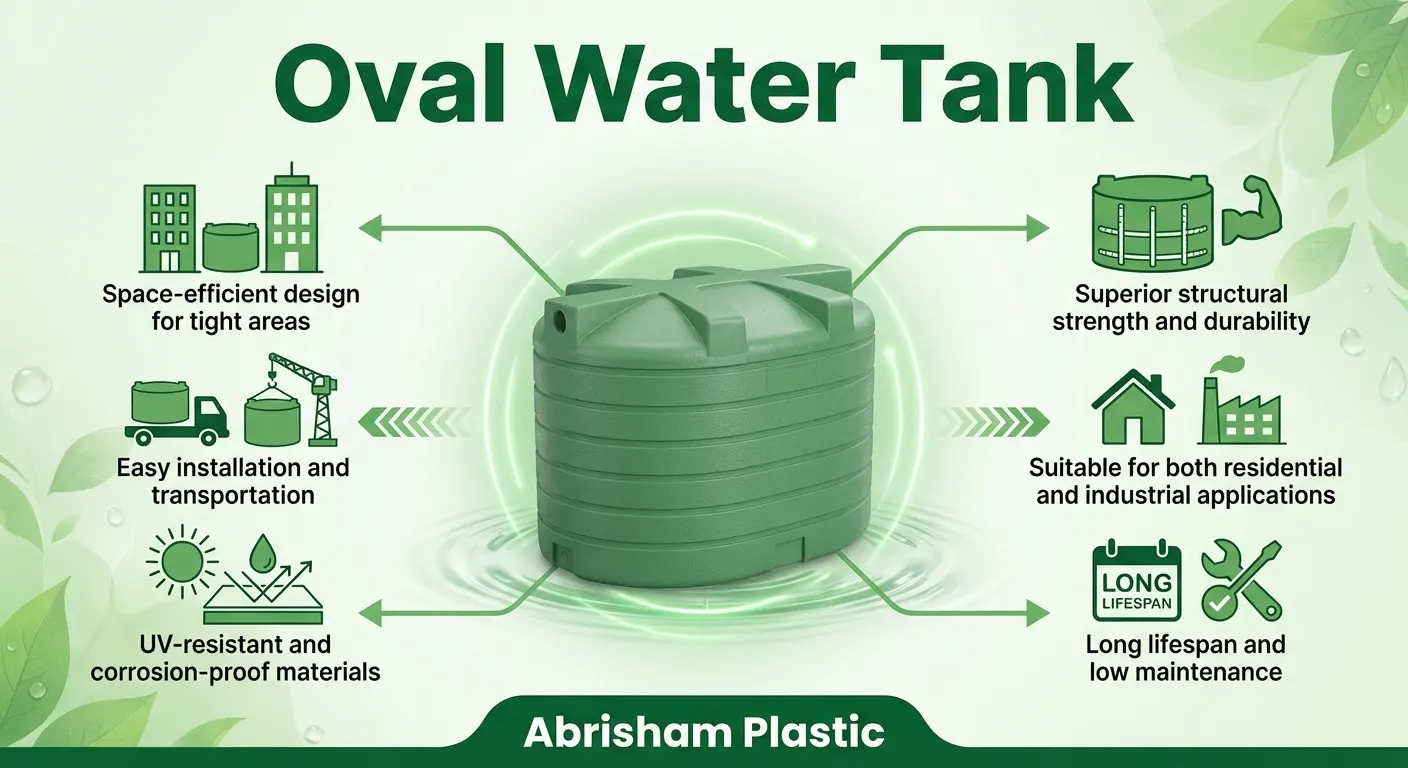 مخزن پلی اتیلن بیضی