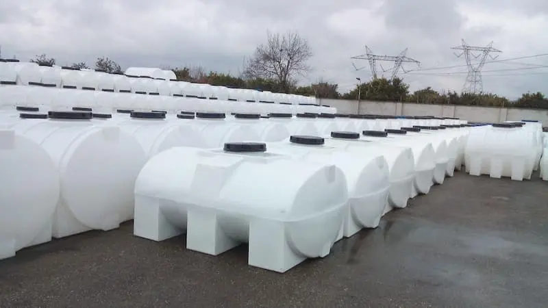 مخزن آب پلی اتیلن بیضی 