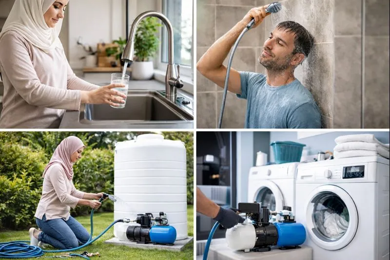 منبع 3000 لیتری عمودی