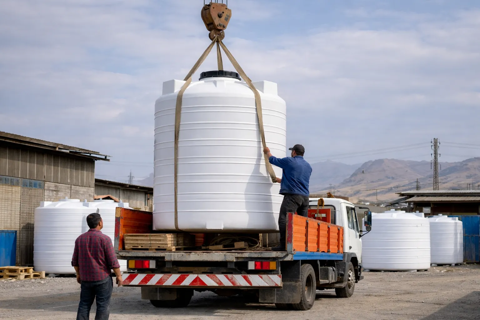 مخزن 3000لیتری پلی اتیلن