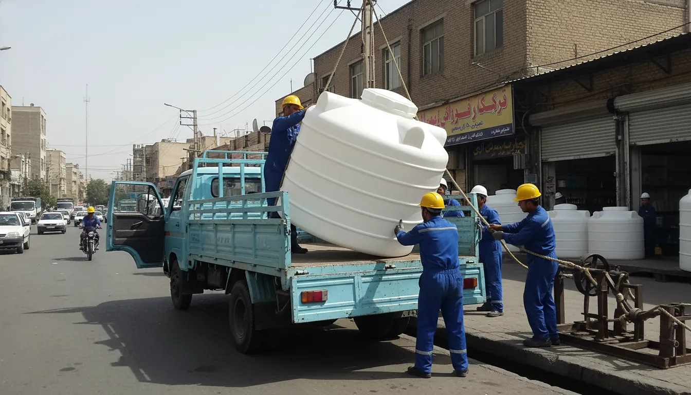 مخزن 2000 لیتری پلی اتیلن