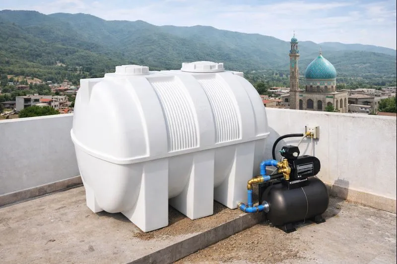 منبع  3000 لیتری افقی طبرستان