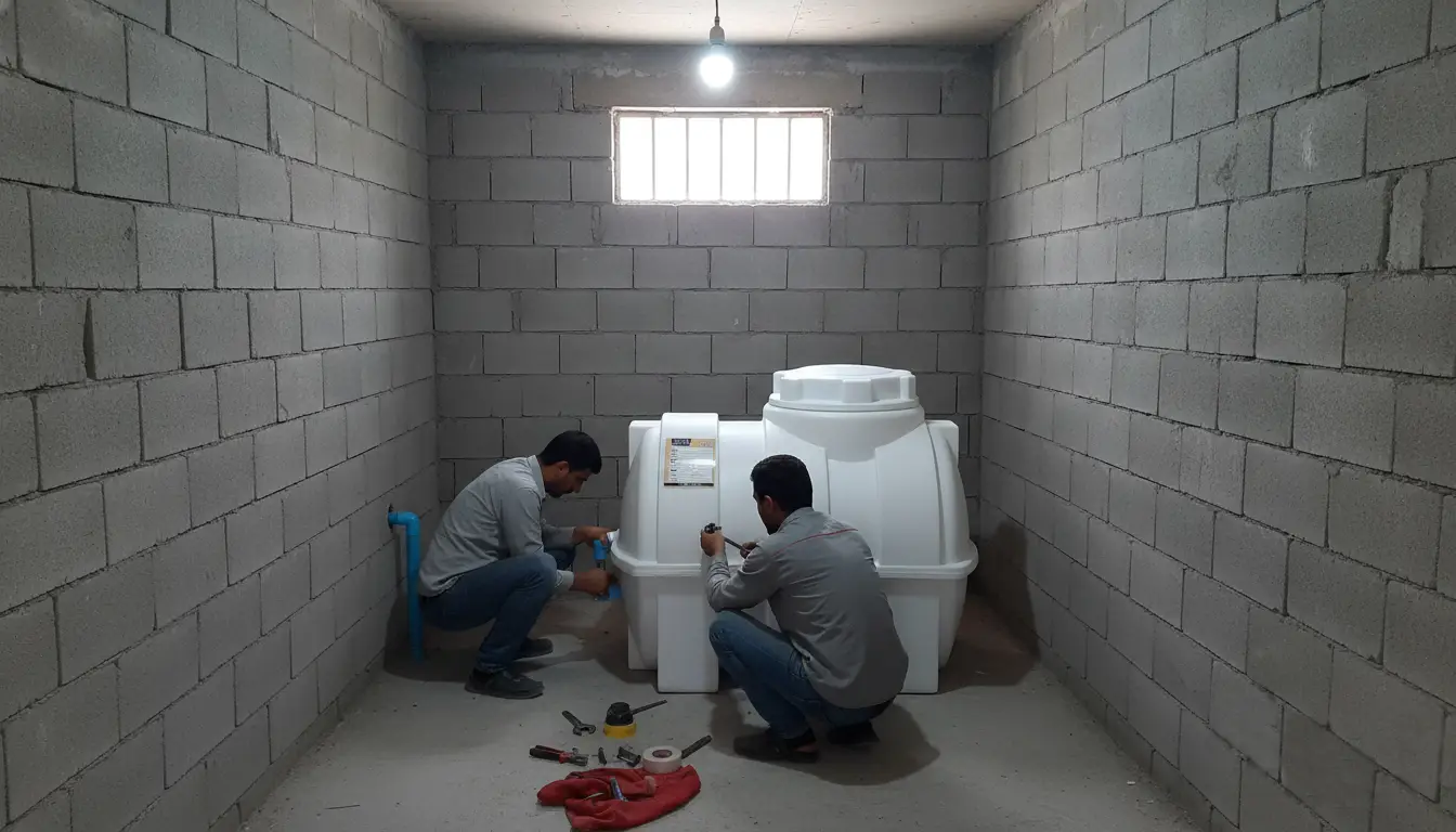 مخزن 3000 لیتری خزر منبع