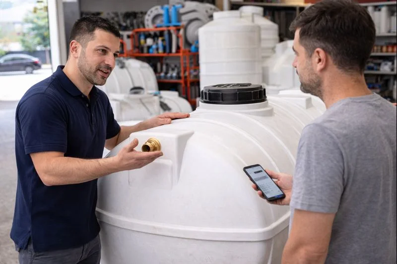 مخزن 500 لیتری افقی خزر منبع