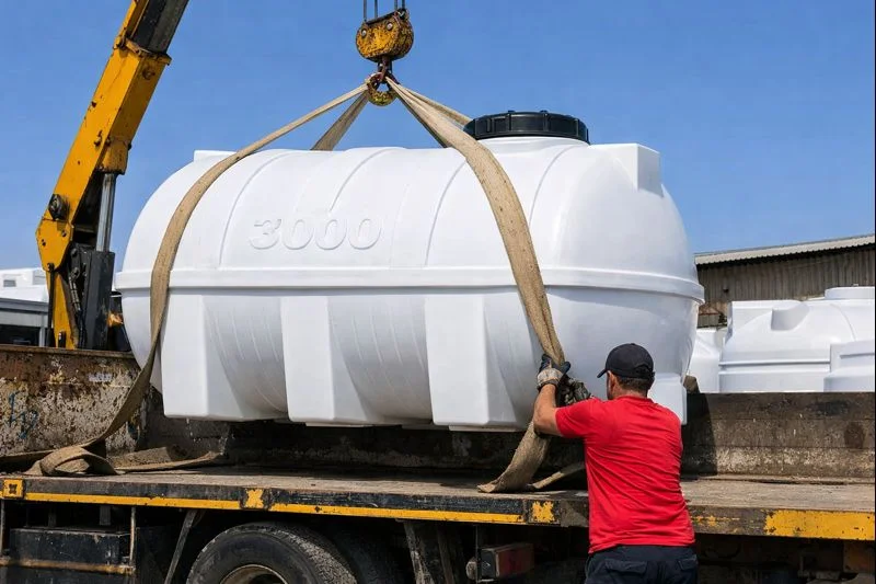 مخزن 3000آب افقی رادمان پلاست