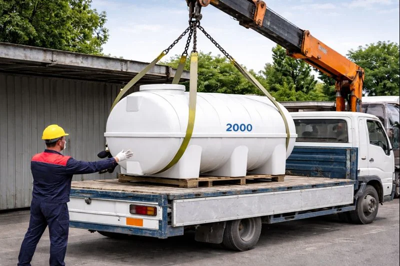 مخزن 2000 لیتری افقی خزر منبع