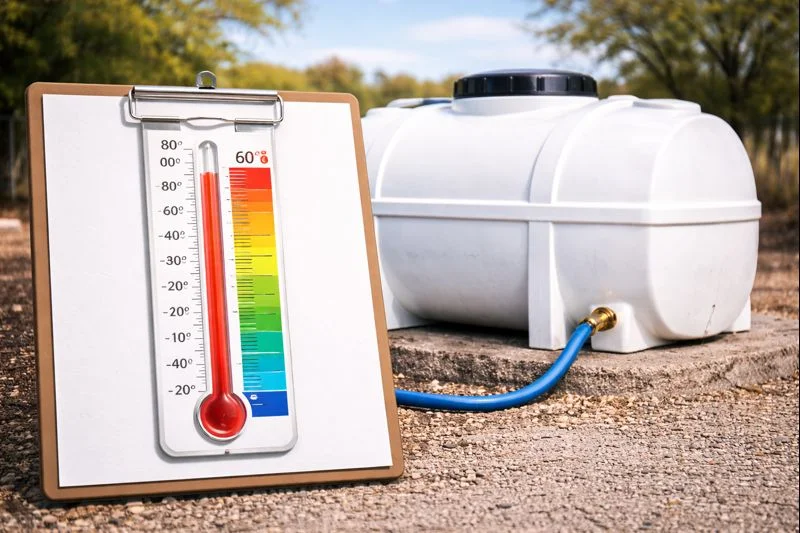 میزان تحمل دمای مخزن آب پلیاتیلن + جدول استاندارد دما