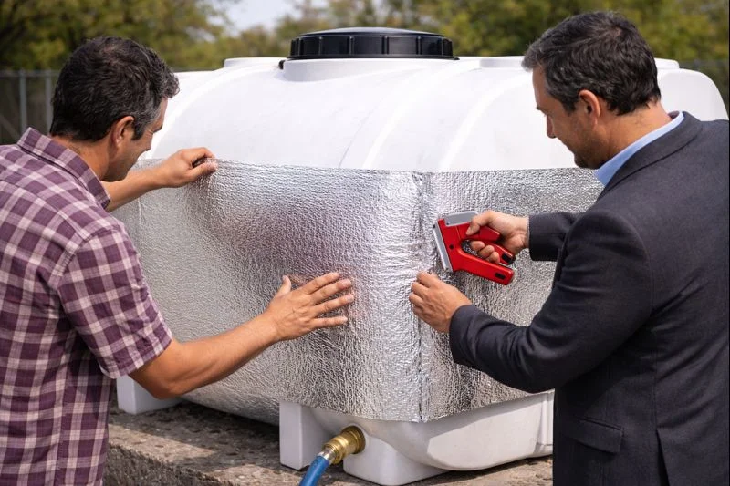 تحمل دمای مخزن آب پلیاتیلن