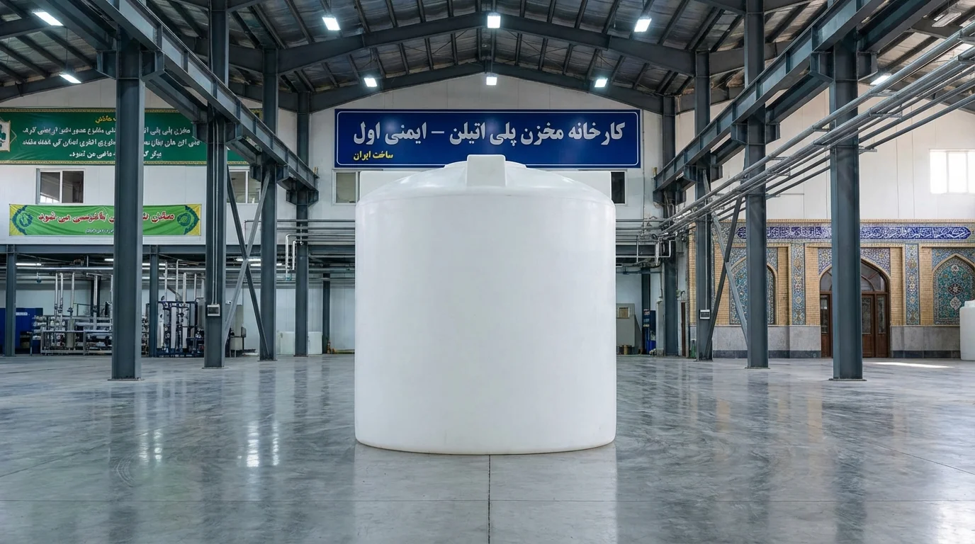 مخزن آب 7000 لیتری عمودی سه لایه