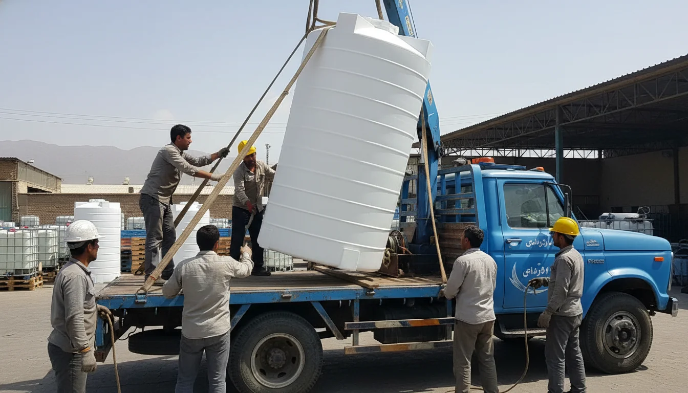 منبع 3000 لیتری عمودی بلند طبرستان 