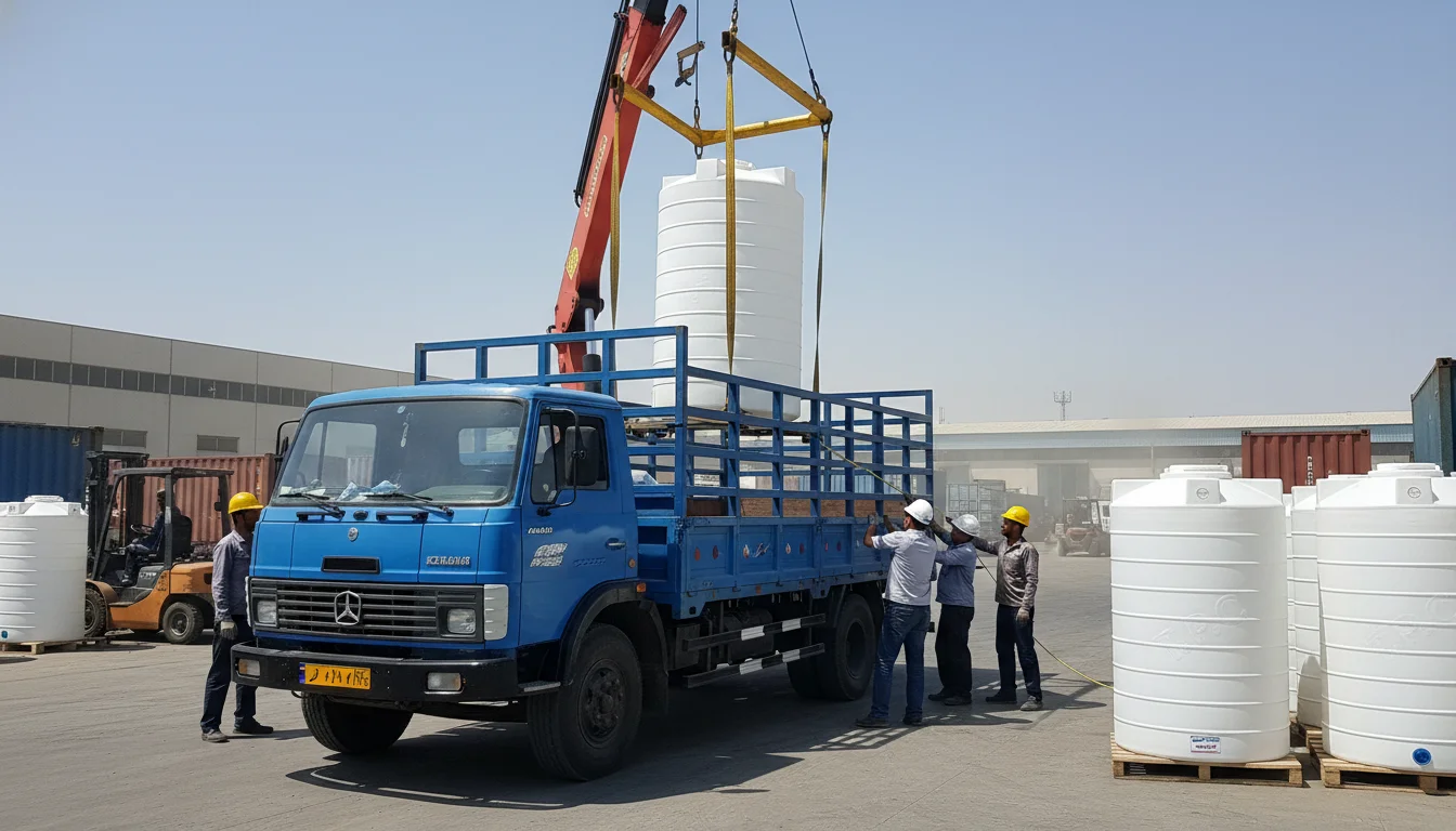 منبع آب 2000 لیتری عمودی بلند طبرستان 