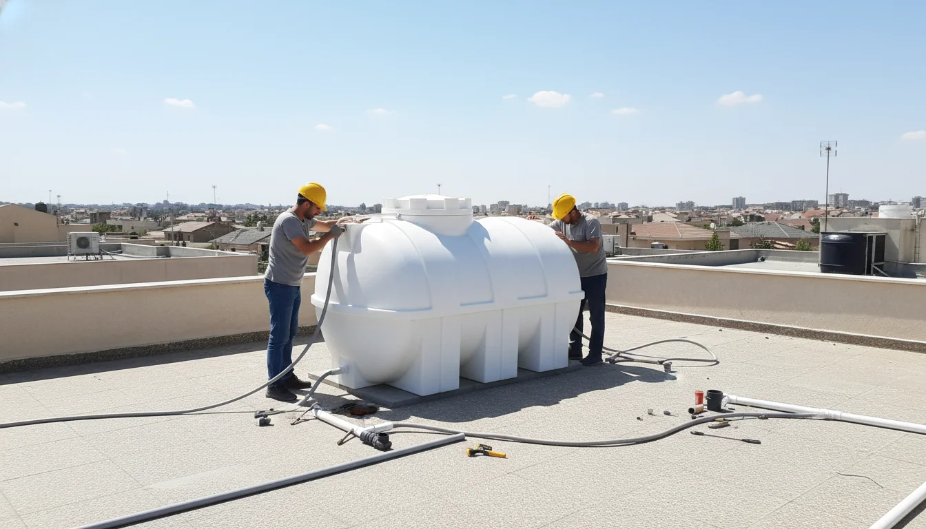 منبع 1500 لیتری افقی سه لایه طبرستان