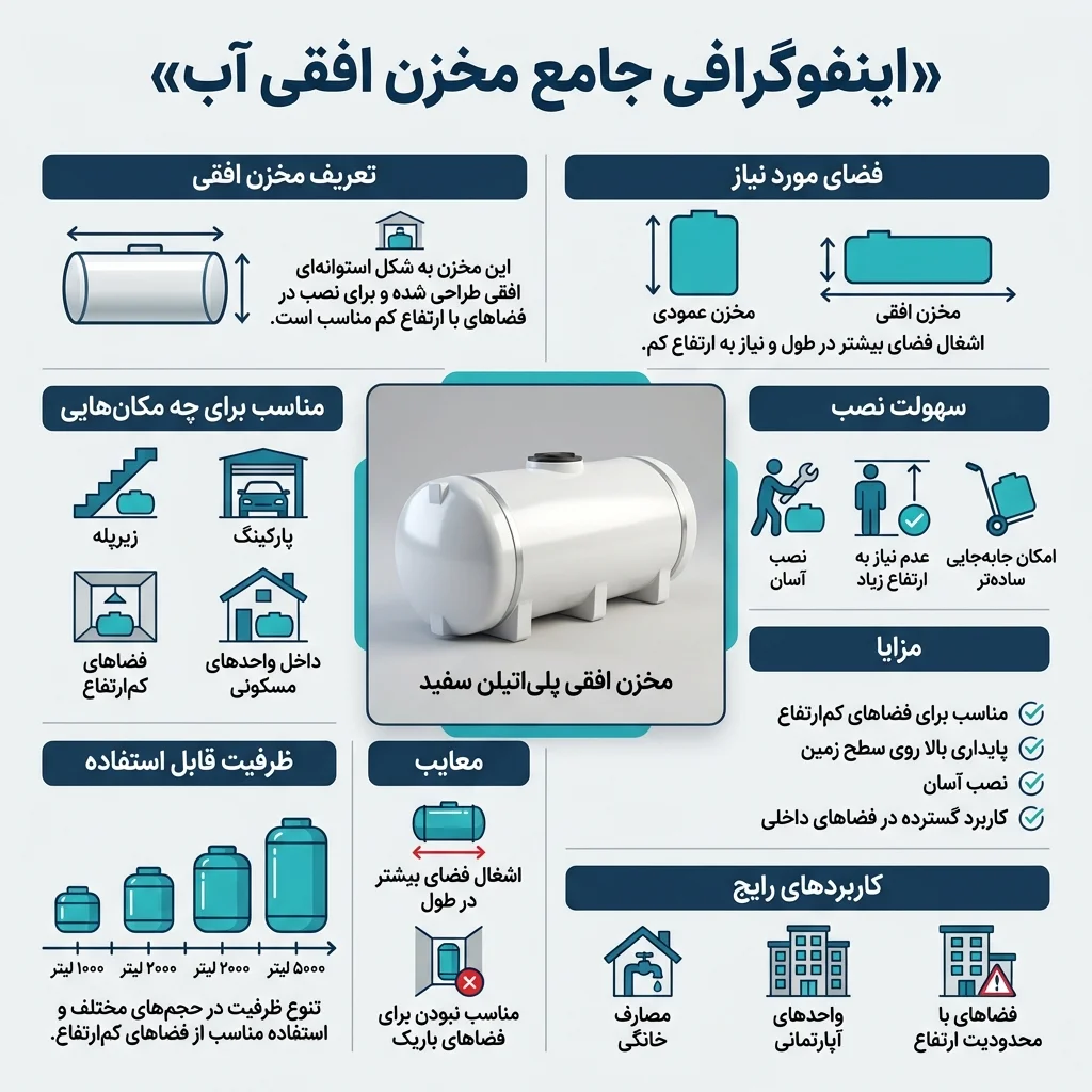راهنمای جامع مخزن آب 