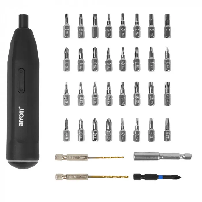 پیچگوشتی شارژی ۳۷ پارچه ۳/۶ ولت بیوتی (۳۷P_3/6V)